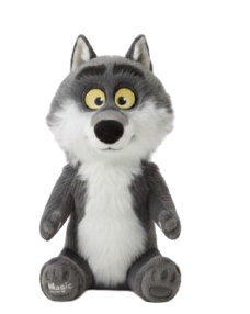 Peluche Loup de Noël -Le Loup mal Aimé